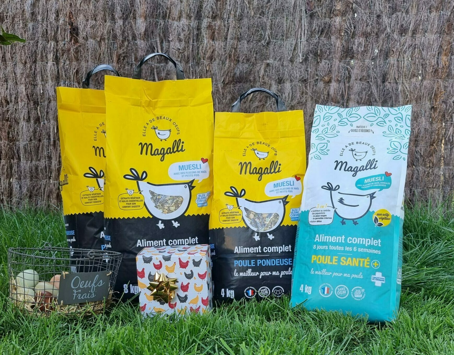Box Muesli pondeuse Bleu-Blanc-Cœur